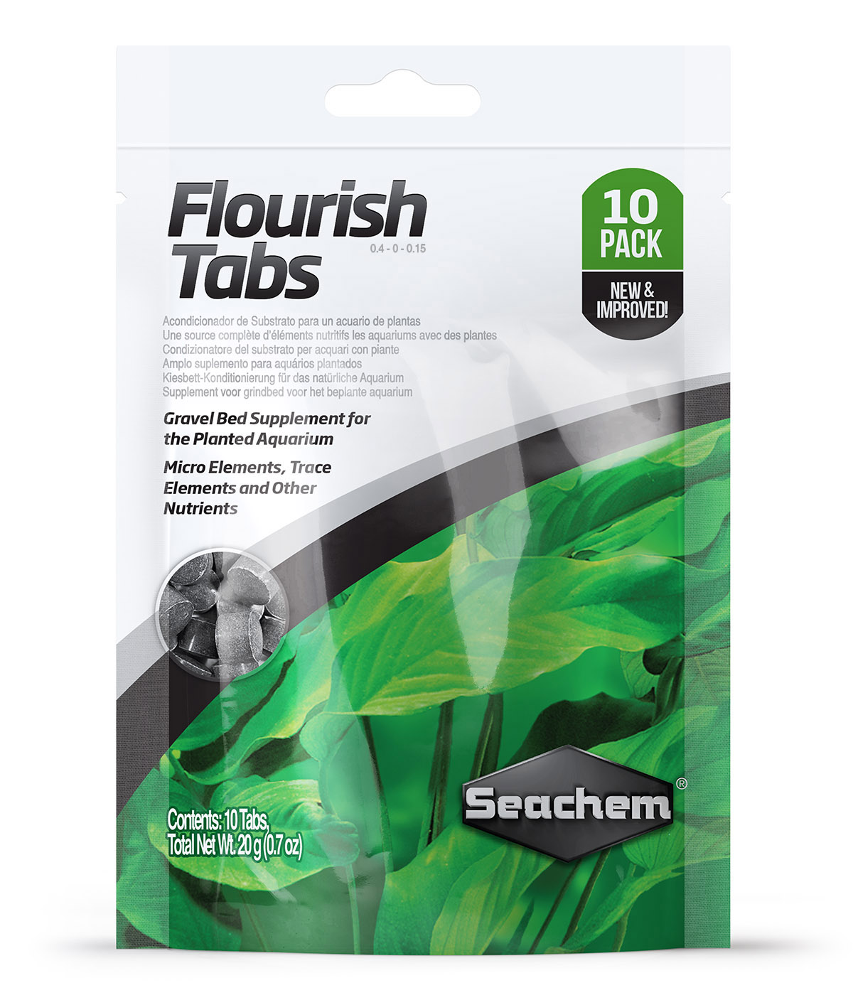 Seachem Planted Aquarium Dosing Chart